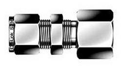 1/4 in. Tube OD x 1/8 in. FPT 316 Stainless Steel Female Bulkhead Connector Double Ferrule