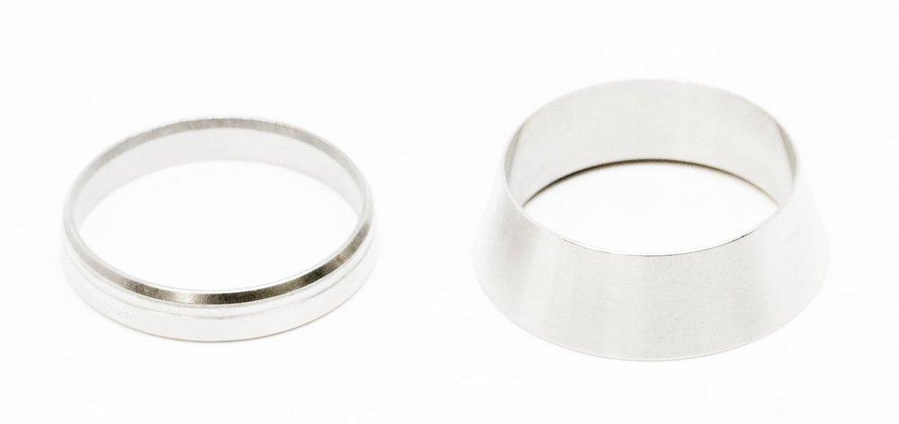 DK-LOK&reg; OD Tube 316 and 316L Stainless Steel Ferrule 