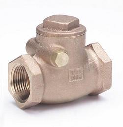 1 in. Bronze Threaded Swing Check Valve