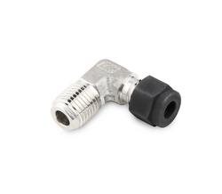 1 in. Tube OD x 3/4 in. MPT 316 Stainless Steel Male 90 Elbow Single Ferrule