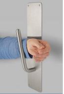 Rockwood Stainless Steel Arm Pull with Plate 