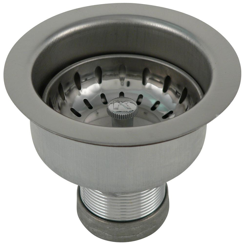 Keeney Stainless Steel Deep Cup Sink Strainer 