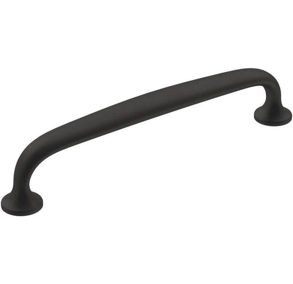 Amerock Matte Black 5-1/16 in. Center-to-Center Pull 