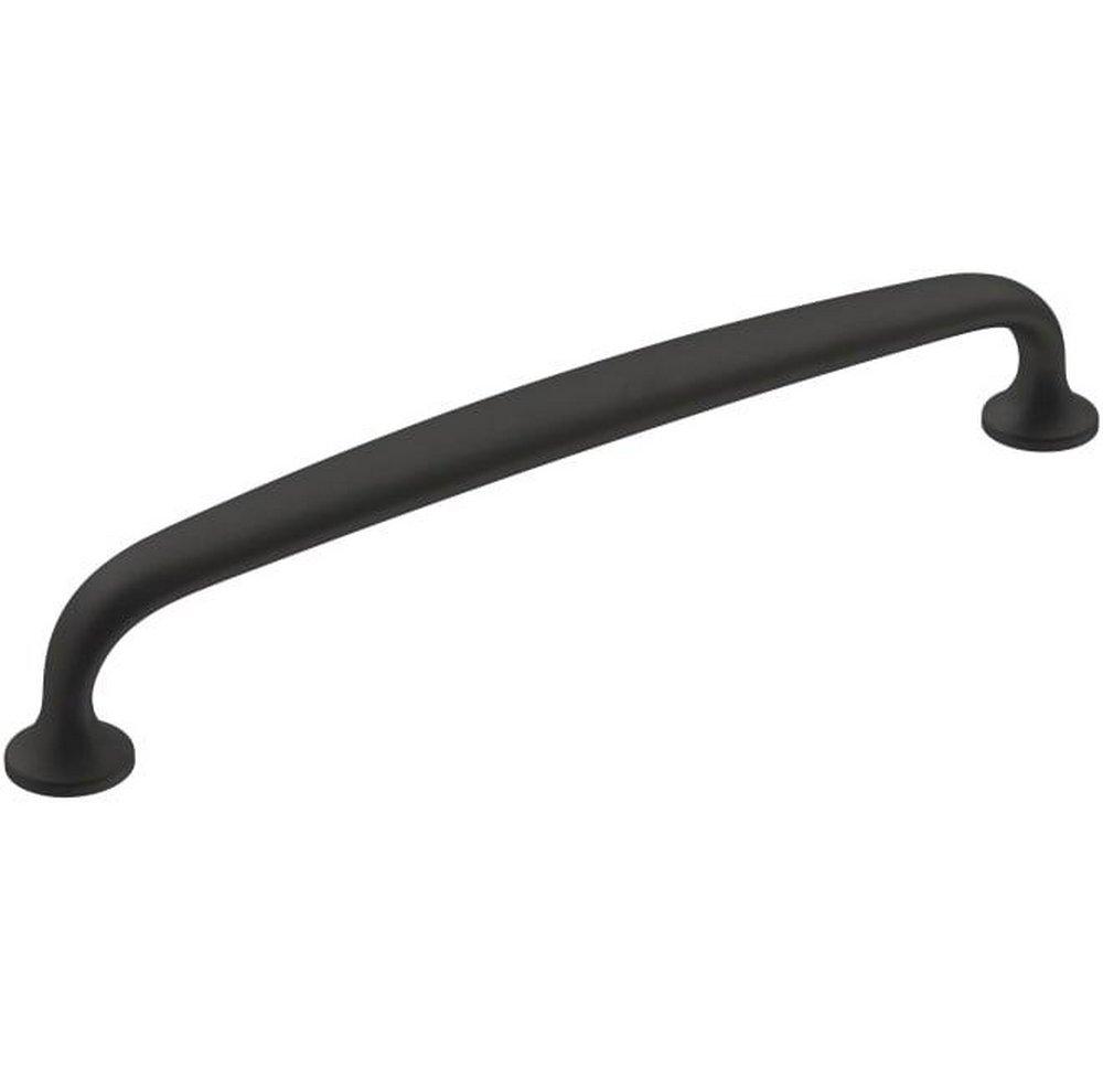 Amerock Matte Black 6-5/16 in. Center-to-Center Pull 
