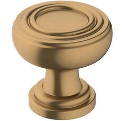 1-1/8 in.Round Cabinet Knob in Champagne Bronze