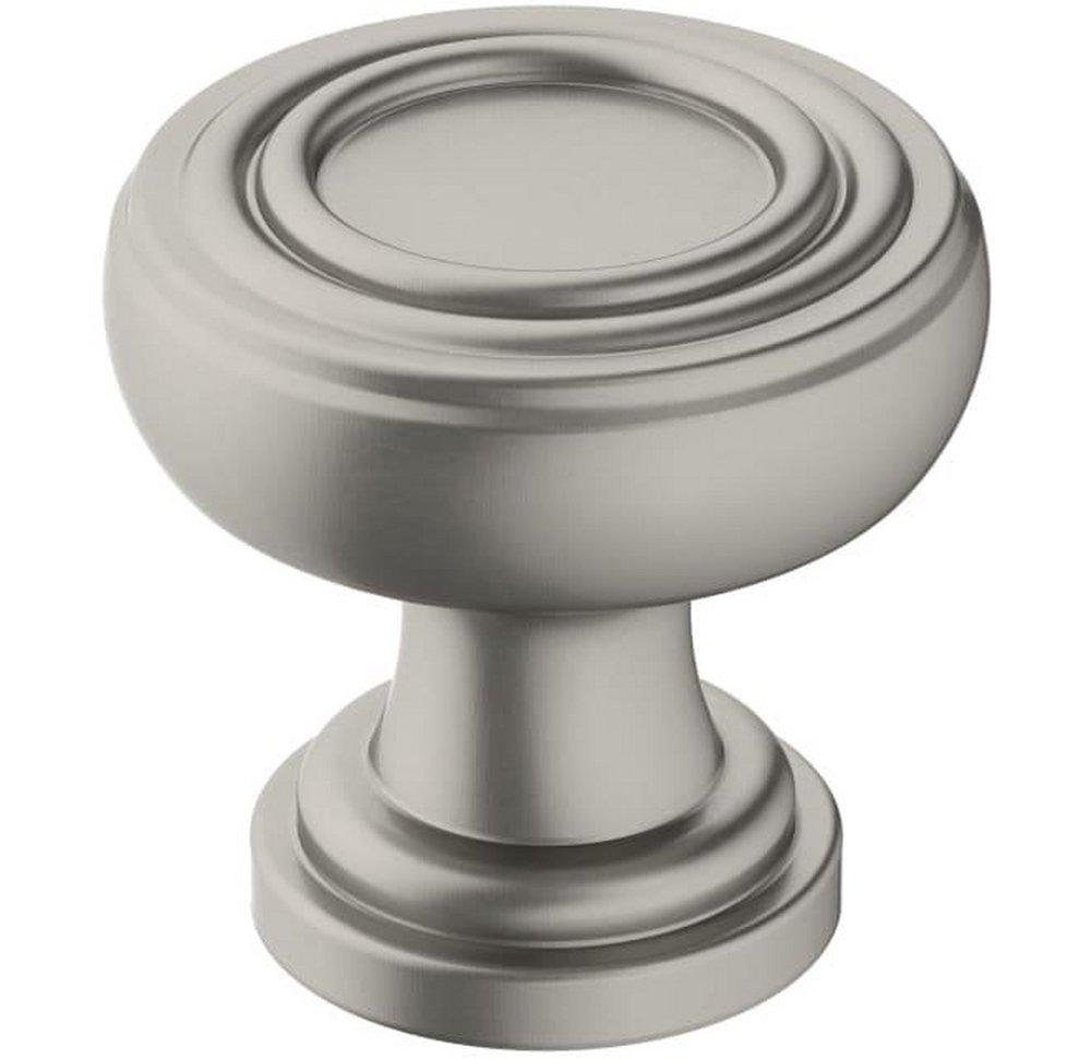 Amerock Satin Nickel 1-1/8 in. Cabinet Knob 