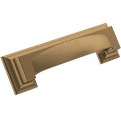 3 or 3 -3/4 in. Center-to-Center Cup Pull in Champagne Bronze