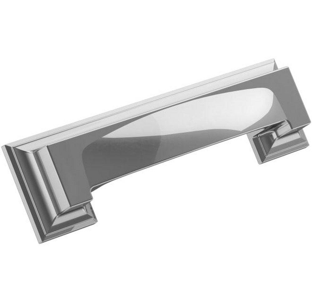 Amerock Polished Chrome 3 & 3-3/4 in. Center-to-Center Cup Pull 