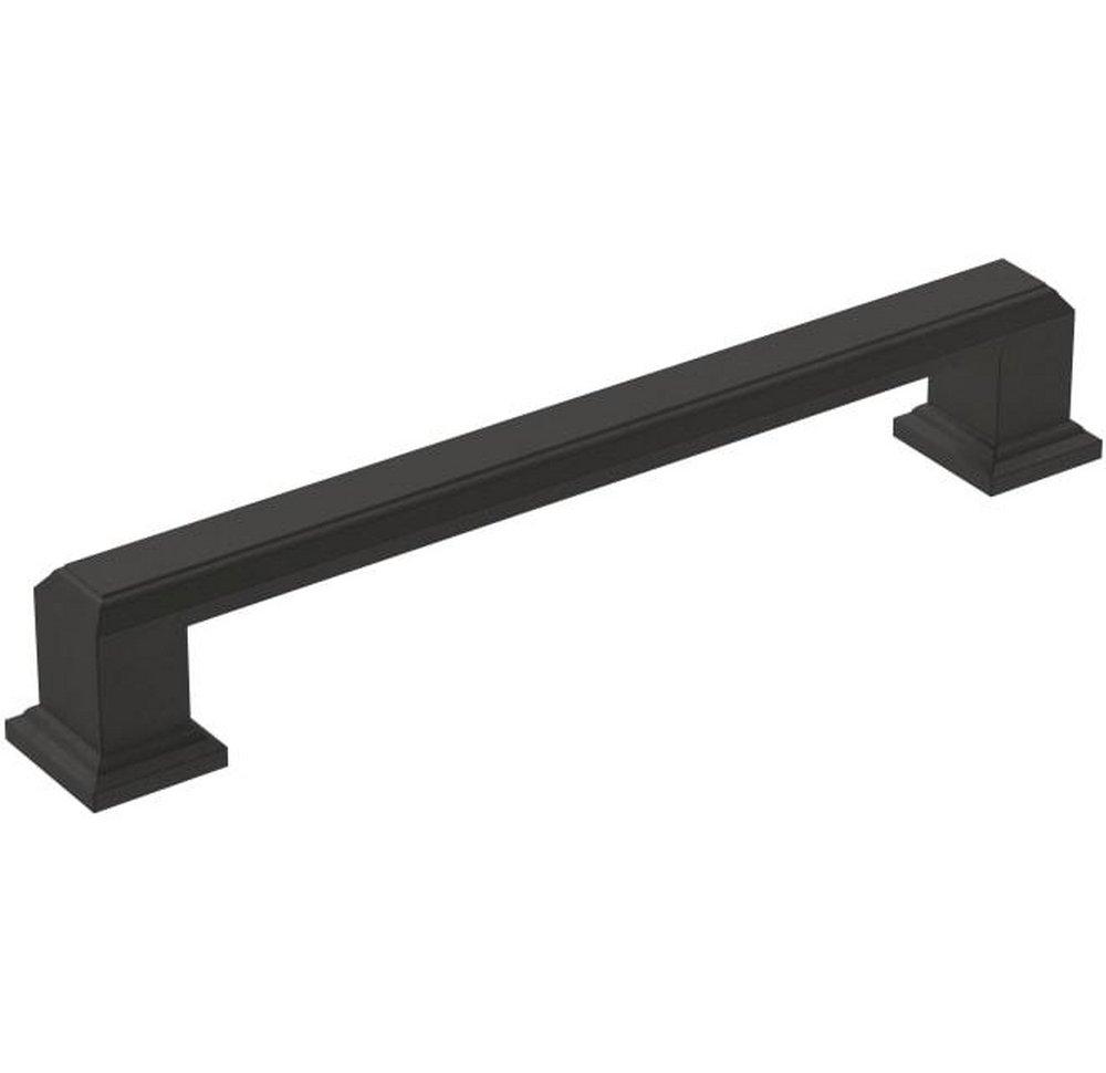 Amerock Matte Black 5-1/16 in. Center-to-Center Pull 