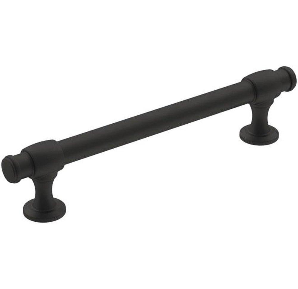 Amerock Matte Black 5-1/16 in. Center-to-Center Pull 