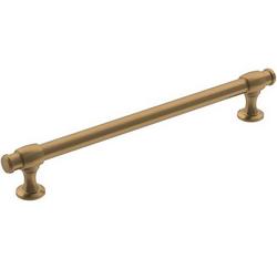 7-9/16 in. Center-to-Center Cabinet Pull in Champagne Bronze