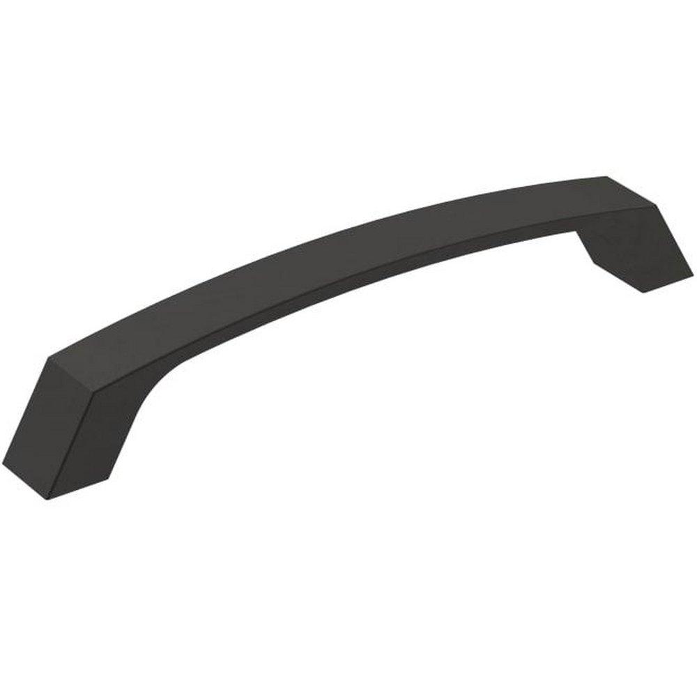 Amerock Matte Black 5-1/16 in. Center-to-Center Cabinet Pull 