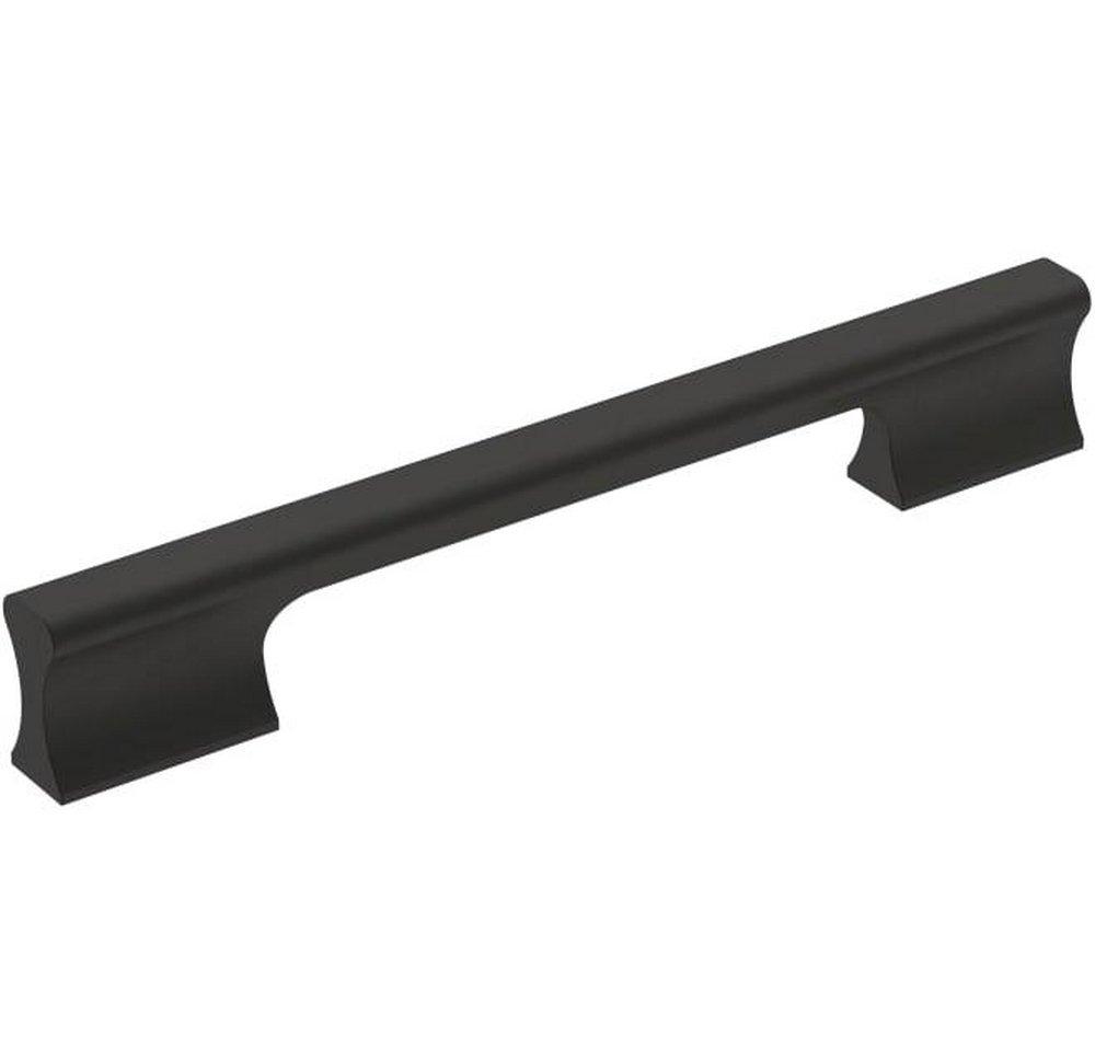Amerock Matte Black 6-5/16 in. Center-to-Center Pull 