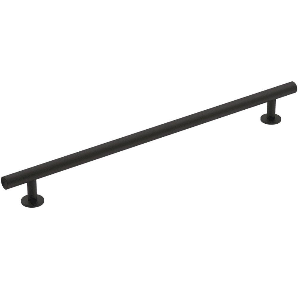 Amerock Matte Black 10-1/16 in. Center-to-Center Pull 