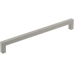 8-13/16 in. Center-to-Center Cabinet Pull in Satin Nickel