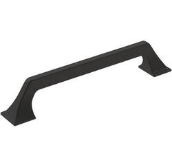 6-5/16 in. Center-to-Center Cabinet Pull in Matte Black