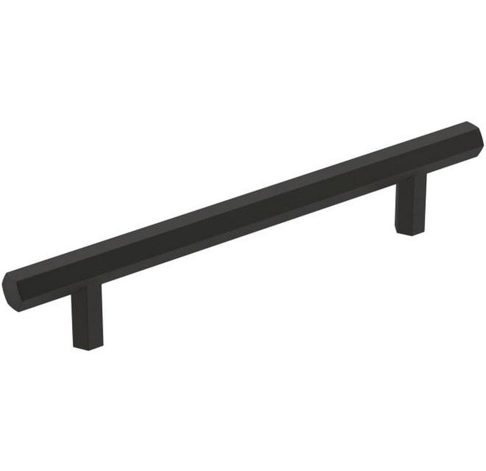 Amerock Matte Black 5-1/16 in. Center-to-Center Pull 