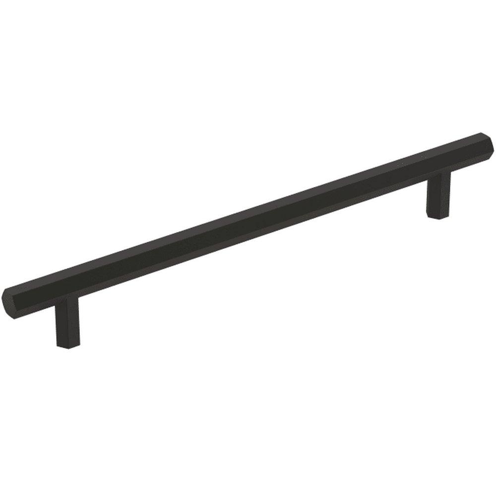 Amerock Matte Black 7-9/16 in. Center-to-Center Pull 