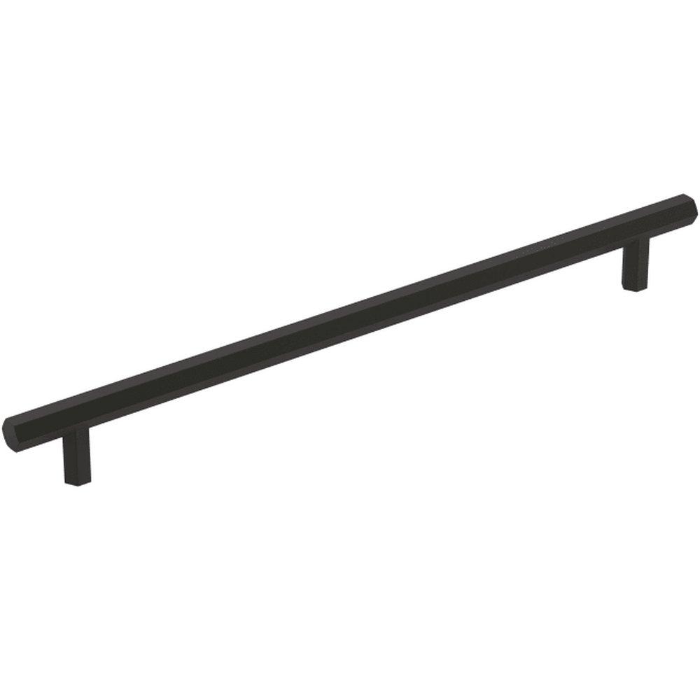 Amerock Matte Black 10-1/16 in. Center-to-Center Pull 