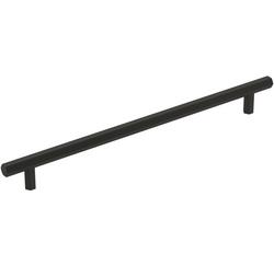 10-1/16 in. Center-to-Center Cabinet Pull in Matte Black