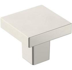 1-3/16 in. Square Cabinet Knob in Satin Nickel