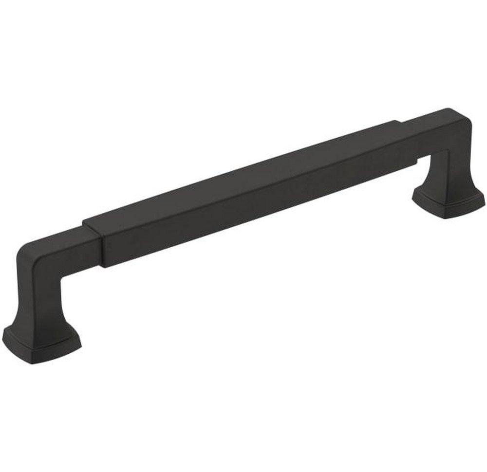Amerock Matte Black 6-5/16 in. Center-to-Center Pull 