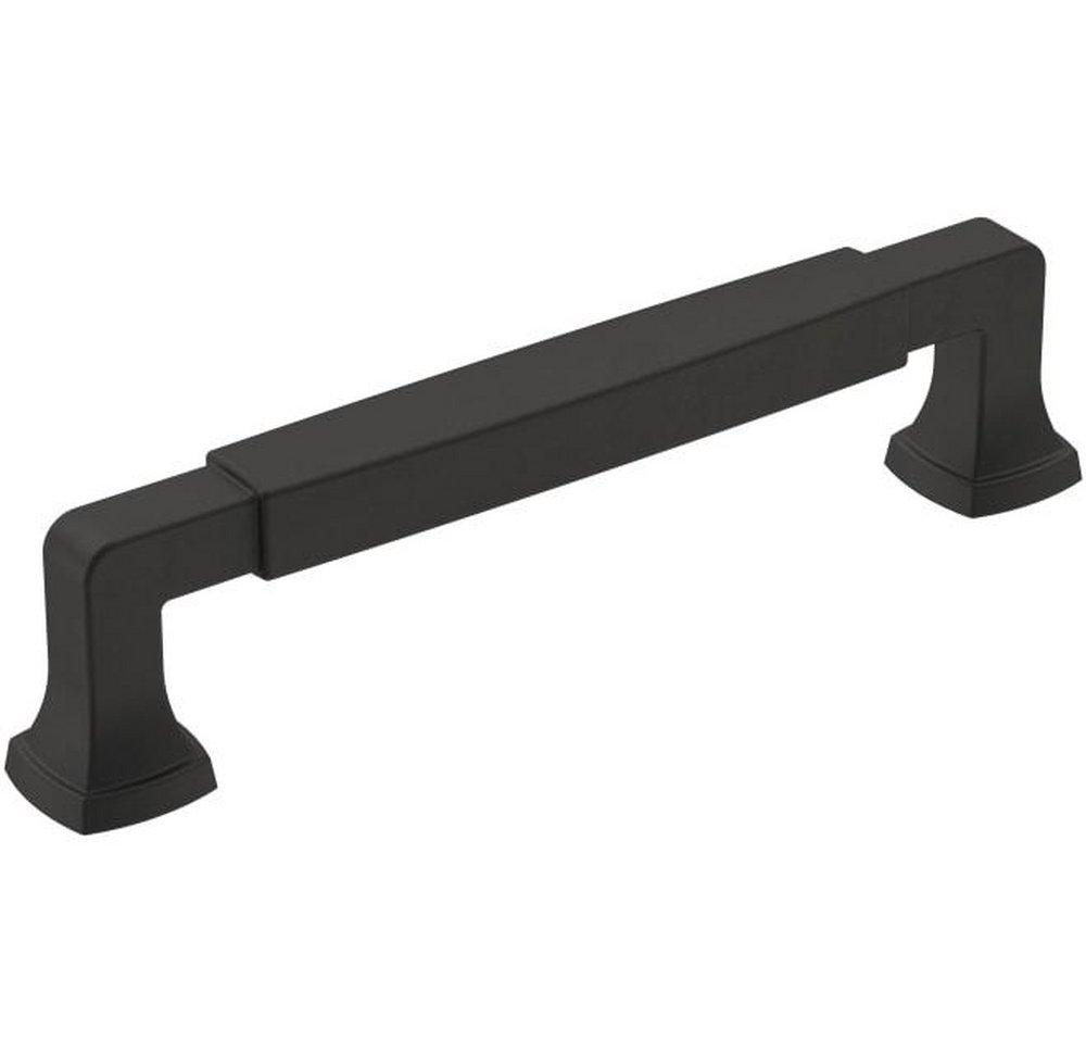 Amerock Matte Black 5-1/16 in. Center-to-Center Pull 
