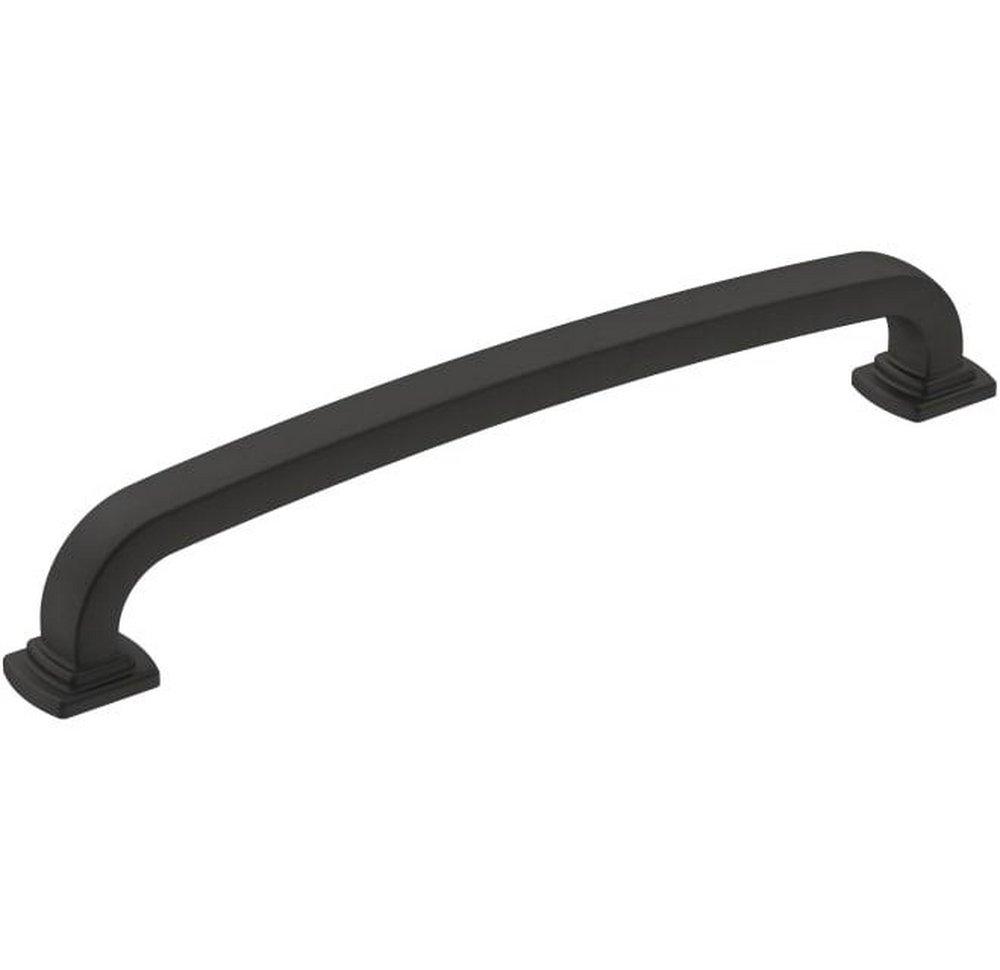Amerock Matte Black 6-5/16 in. Center-to-Center Pull 