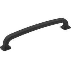 6-5/16 in. Center-to-Center Cabinet Pull in Matte Black