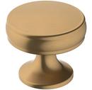 1-1/4 in. Round Cabinet Knob in Champagne Bronze