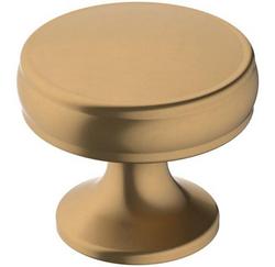 1-1/4 in. Round Cabinet Knob in Champagne Bronze