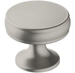 1-1/4 in. Round Cabinet Knob in Satin Nickel