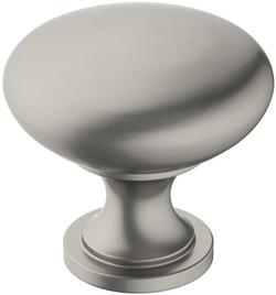 1-1/4 in. Round Cabinet Knob in Satin Nickel