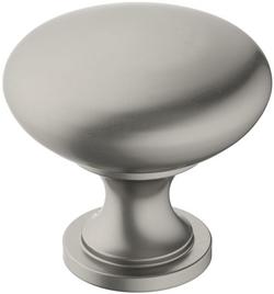 1-1/4 in. Round Cabinet Knob in Satin Nickel