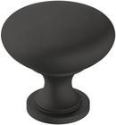 1-1/4 in Diameter Matte Black Hollow Cabinet Knob