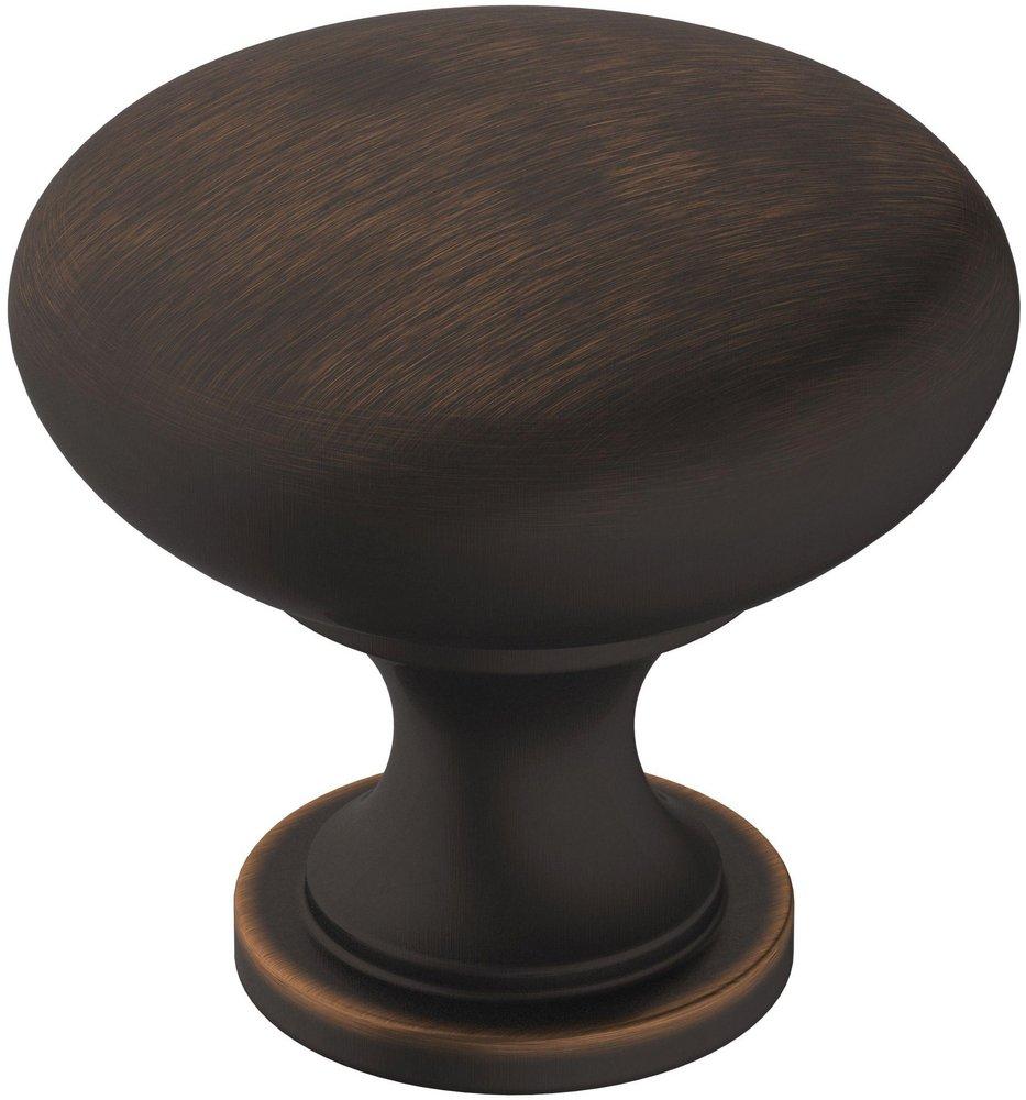 ERA 1-1/4 IN 32 MM DIAMETER OIL RUBBED BRONZE HOLLOW CABINET KNOB 