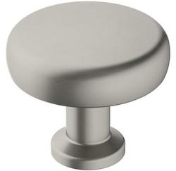 1-1/4 in. Round Cabinet Knob in Satin Nickel