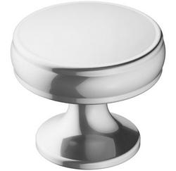 1-1/4 in. Round Cabinet Knob in Polished Chrome