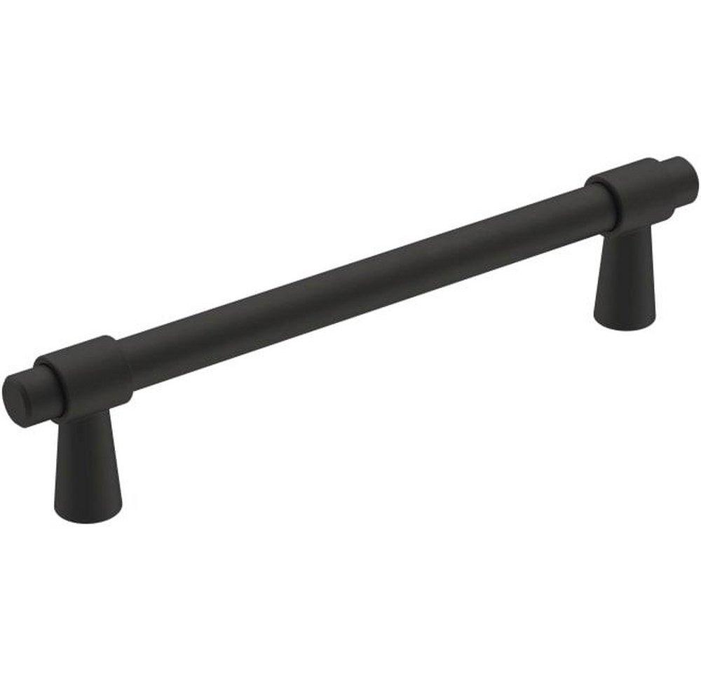 Amerock Matte Black 5-1/16 in. Center-to-Center Pull 