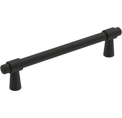 5-1/16 in. Center-to-Center Cabinet Pull in Matte Black