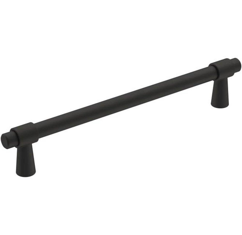 Amerock Matte Black 6-5/16 in. Center-to-Center Pull 