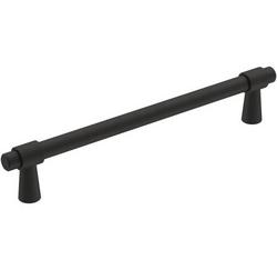 6-5/16 in. Center-to-Center Cabinet Pull in Matte Black