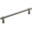 6-5/16 in. Center-to-Center Cabinet Pull in Satin Nickel