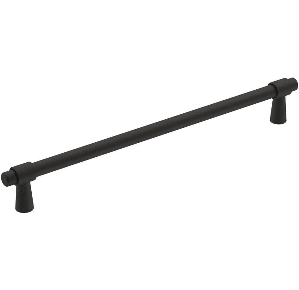 Amerock Matte Black 8-13/16 in. Center-to-Center Pull 