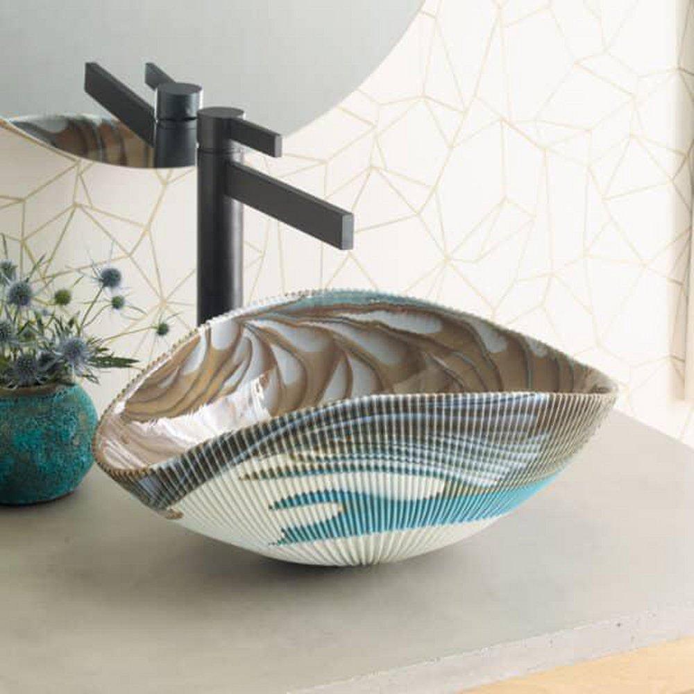 Native Trails Shoreline Vessel Mount Bathroom Sink 