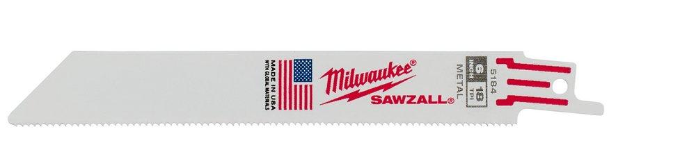 SAWZALL BL 18T 6LG METAL THIN KERF 25PK 