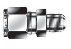 3/4 in. Tube OD x 3/4 in. Male AN 316 Stainless Steel AN Union Double Ferrule