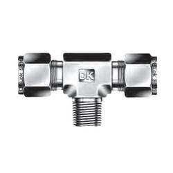 3/8 in. Tube OD x 1/2 in. MPT 316 Stainless Steel Male Branch Tee Double Ferrule