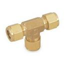 5/16 in. Tube OD Brass Union Tee Double Ferrule