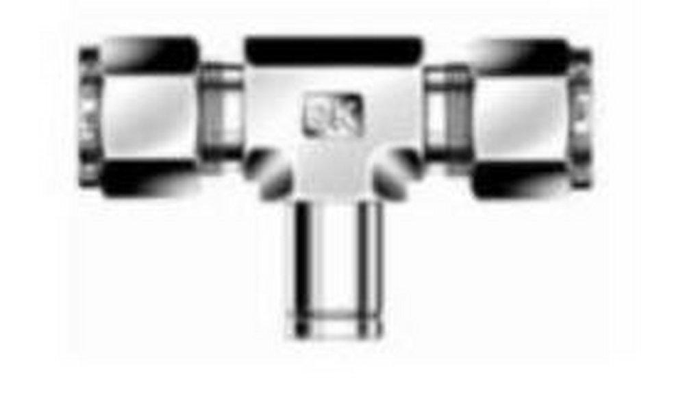 3/8 in. Tube OD x 3/8 in. Tube Stub 316 Stainless Steel Male Branch Tee Double Ferrule 